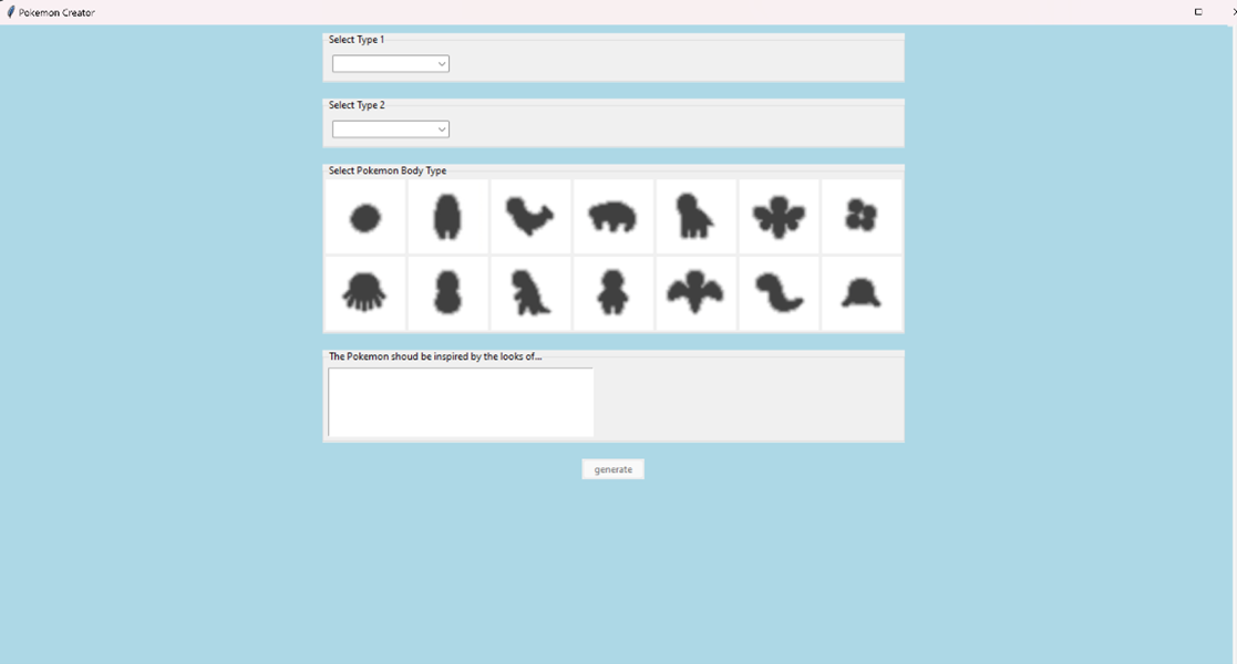 Pokémon Interface