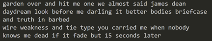 Generated poem 2