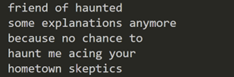 Generated poem 4